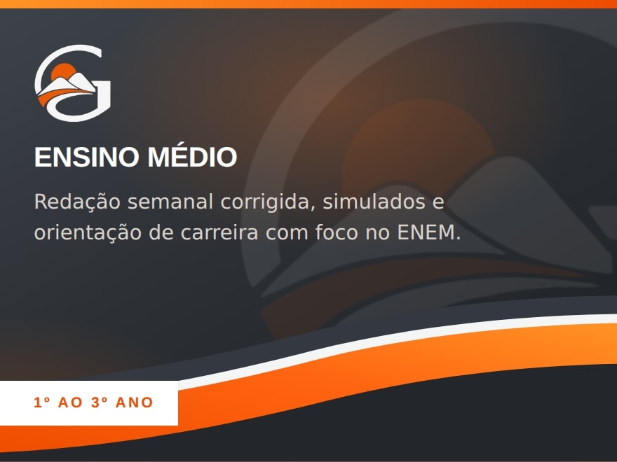 Segmento Ensino Médio do Colégio Granmont